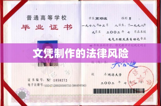 沈丘文凭制作的法律风险