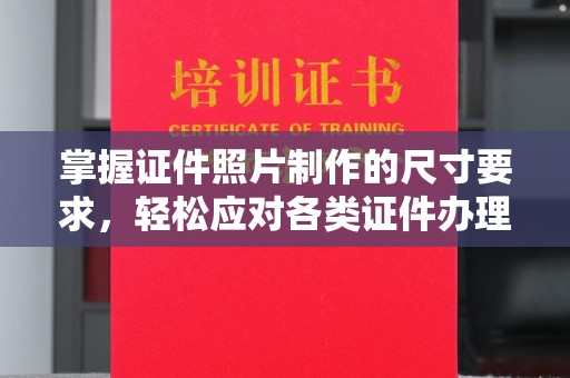 沈丘掌握证件照片制作的尺寸要求，轻松应对各类证件办理