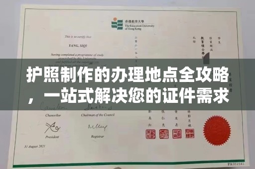 沈丘护照制作的办理地点全攻略，一站式解决您的证件需求