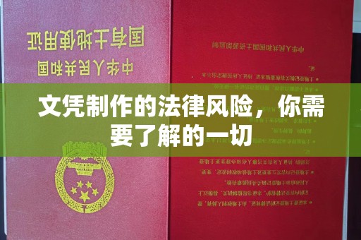沈丘文凭制作的法律风险，你需要了解的一切