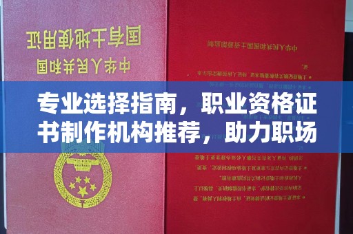 沈丘专业选择指南，职业资格证书制作机构推荐，助力职场进阶