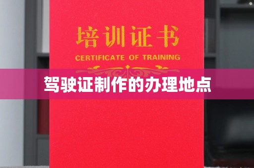 沈丘驾驶证制作的办理地点