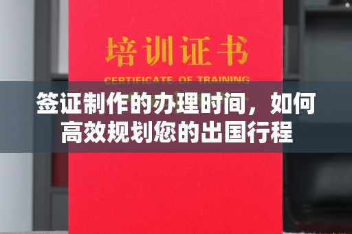 沈丘签证制作的办理时间，如何高效规划您的出国行程