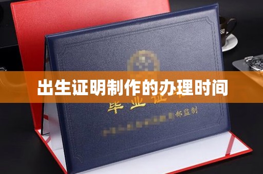 沈丘出生证明制作的办理时间