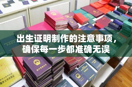 沈丘出生证明制作的注意事项，确保每一步都准确无误
