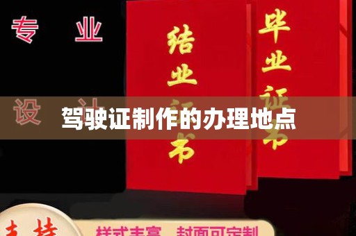 沈丘驾驶证制作的办理地点