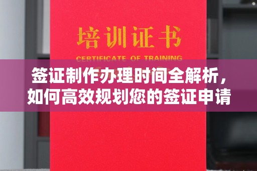 沈丘签证制作办理时间全解析，如何高效规划您的签证申请流程