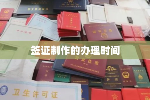 沈丘签证制作的办理时间