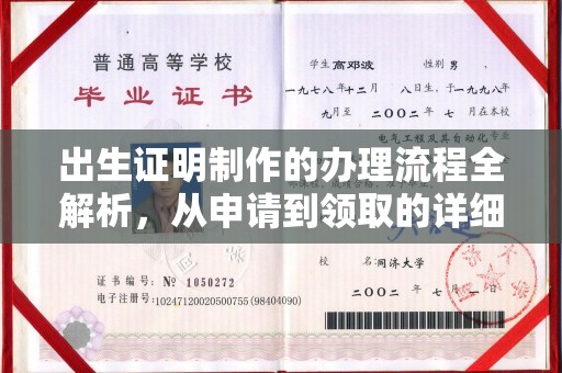 沈丘出生证明制作的办理流程全解析，从申请到领取的详细指南